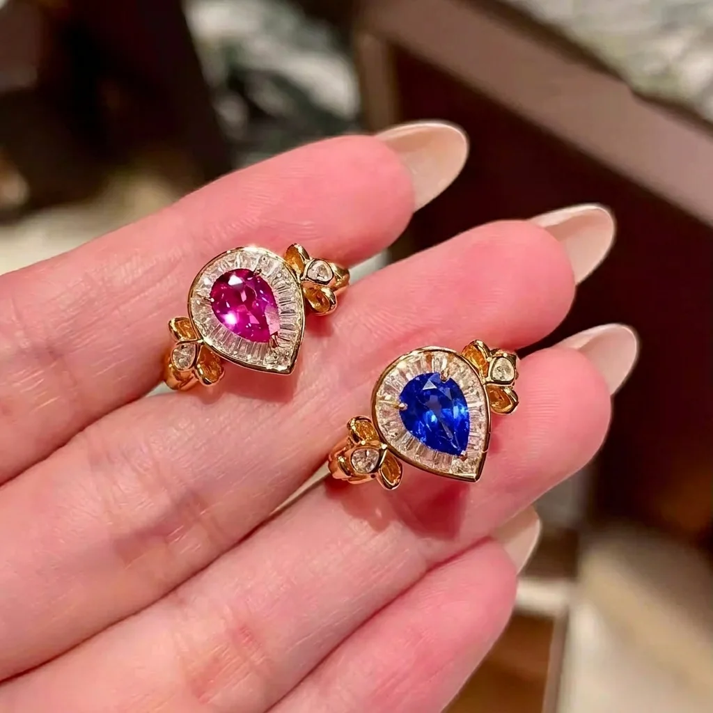 anel-de-corindon-vermelho-gota-d'Agua-de-alta-qualidade-e-elegancia-anel-em-formato-de-pera-com-zirconia-azul-pontiaguda-em-formato-t-para-mulheres
