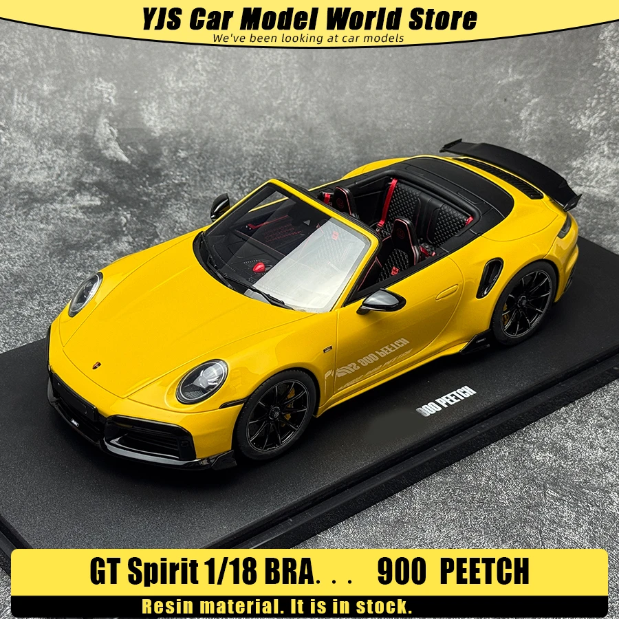 GT Spirit Escala 1:18 Nuevo Porsche BRA... 900 PEETCH Modelo de coche de resina para exhibición estática, regalo de colección para las fiestas