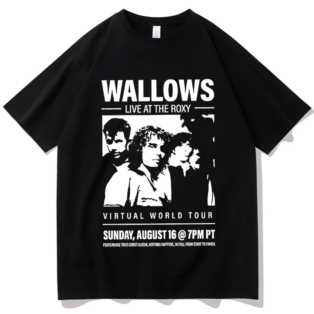 

Wallows Shirt Wallows Virtual World Tour Shirt Wallows Merch Gift for Wallows Fan Unisex O-Neck Short Sleeve Shirts