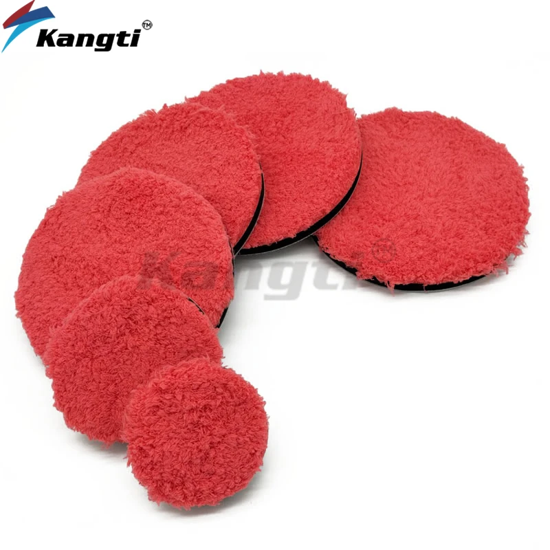 3/4/5/6/7inch Microfiber Polishing Pad For Cars Body Polish Micro Fiber Polishing Wheels For DA/RO Car Polisher