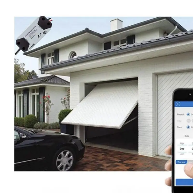 DT21 Smart Garage Door Opener Controller Compatible with Alexa for Google Home SmartLife Tuya Voice & App Control AU Plug No Hub