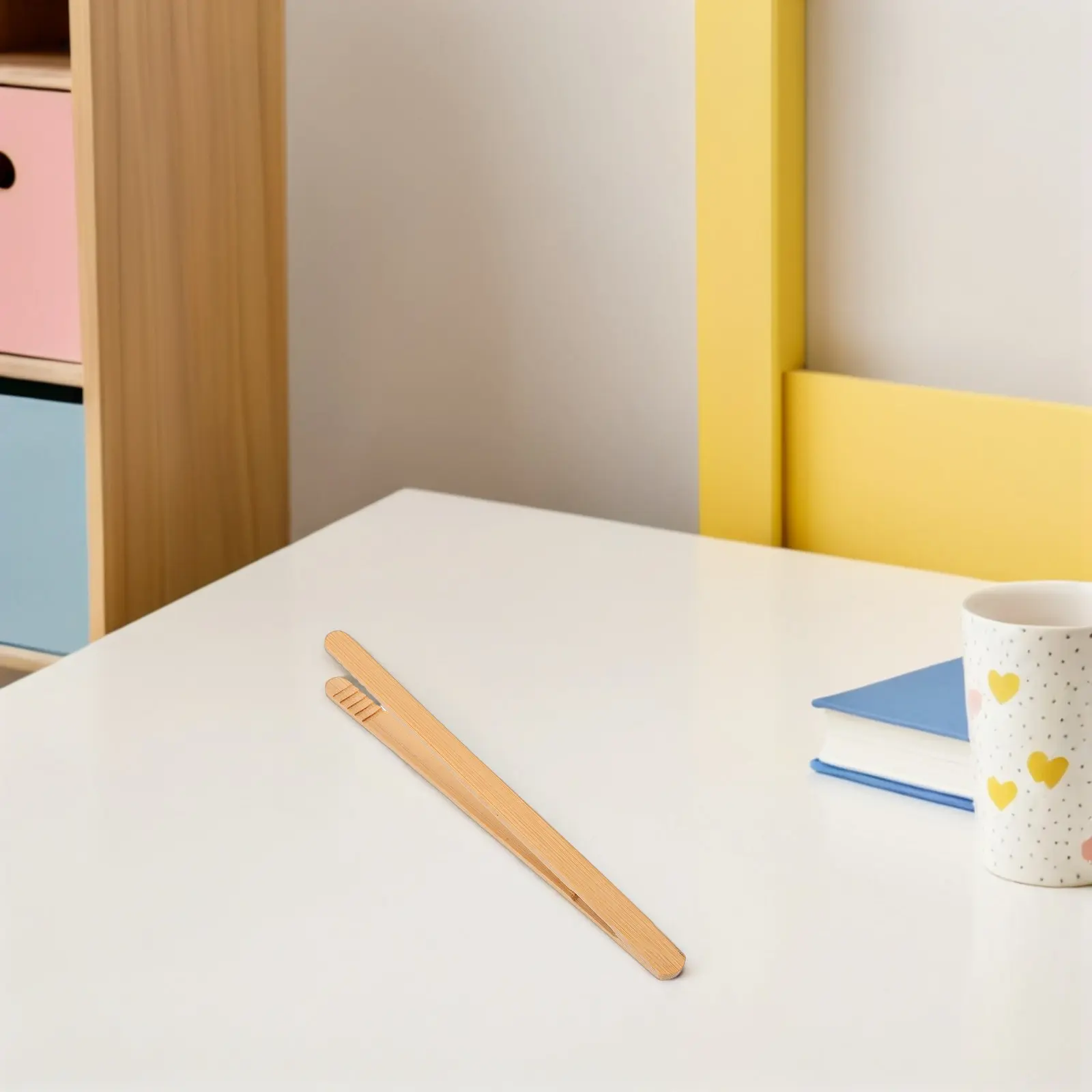 

12Pcs Bamboo Toddler Tweezers Montessori Fine Motor Skill Tool Bead Sorting Sensory Bin Preschool Learning Classroom Activity