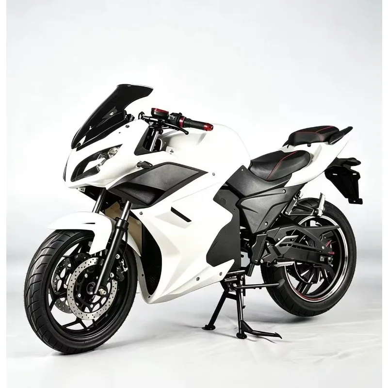 Powerful 2026 New Electric Racing Motorcycle 200kg Max Load 80-140km/h Speed 72V Lithium Battery Stable Driving Performance