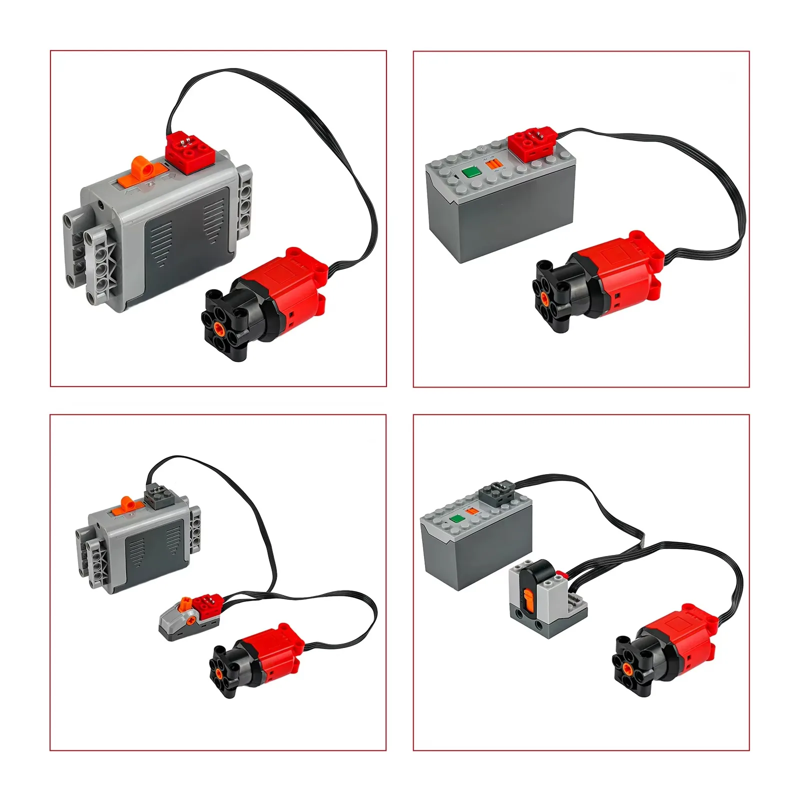 มอเตอร์เซอร์โวแบบ L รุ่นอัปเกรดสำหรับ Legoeds MOC, แรงบิดสูง เสียงรบกวนต่ำ ใช้งานร่วมกับรถไฟแบบเทคนิคได้