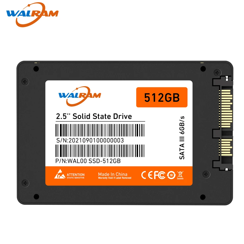 WALRAM SATA3 SSD 128GB 256GB 120GB 480GB 512GB 1TB HDD 2.5インチ