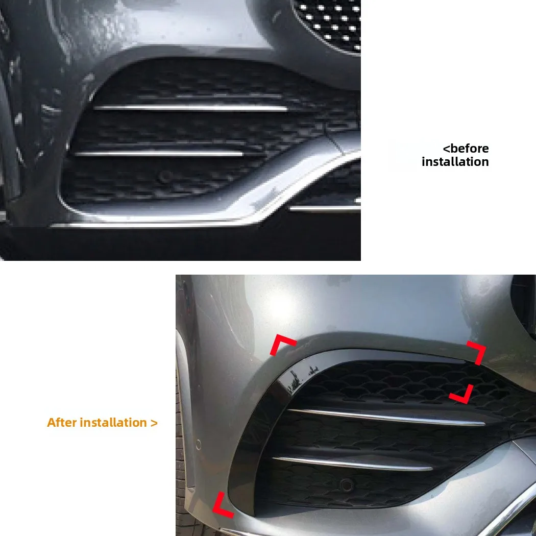 

Suitable for Mercedes-Benz Gle W167 C167 2019-23 Front Air Knife Car Sticker Exterior Accessories