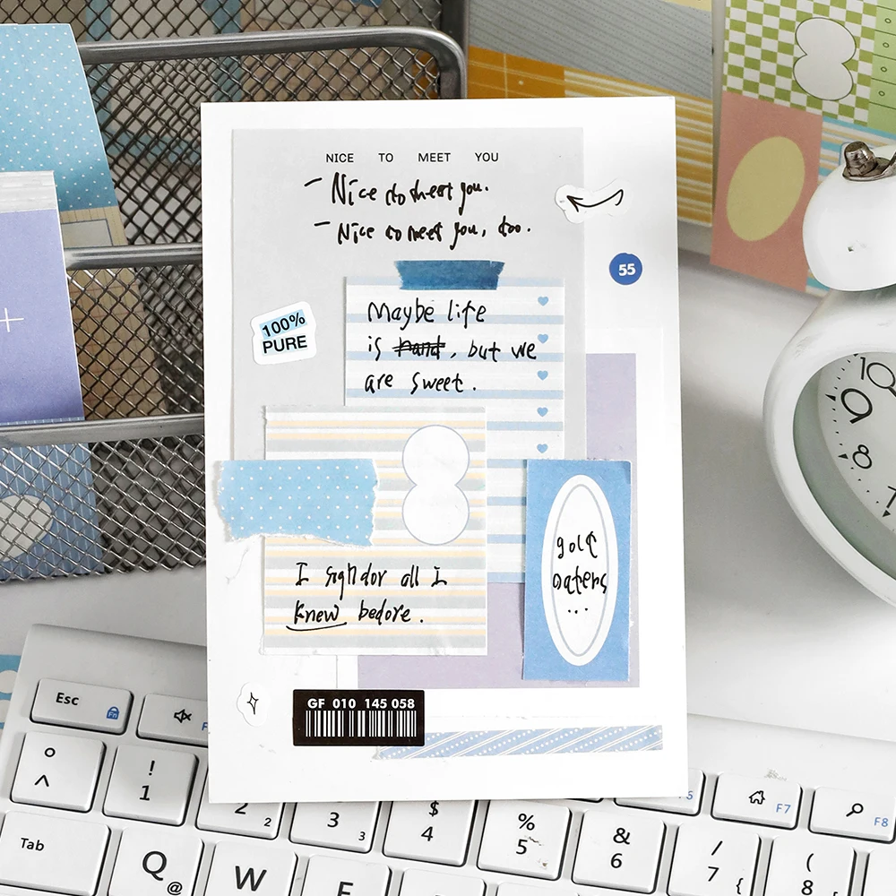 Some Records Series Retro Message Paper, Memo Sub, 4Packs