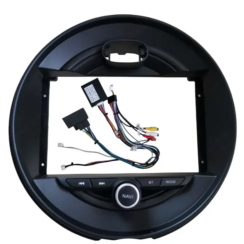 9 Inch Car Frame Fascia Adapter Canbus Box For BMW Mini F55 F56 2014-2019 Android Radio Dash Fitting Panel Kit