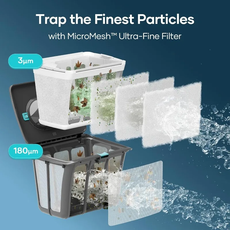 (2025 Upgrade) Aiper Scuba S1 Robotic Pool Cleaner, Wall & Waterline Cleaning, Extended 180-Min Battery Life