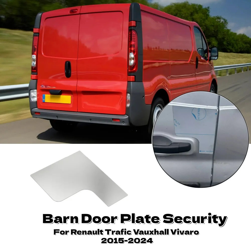 

Caravan Rear Barn Door Plate Security Barn Door Security Panel Exterior Part For Renault Trafic Vauxhall Vivaro 2015-2024