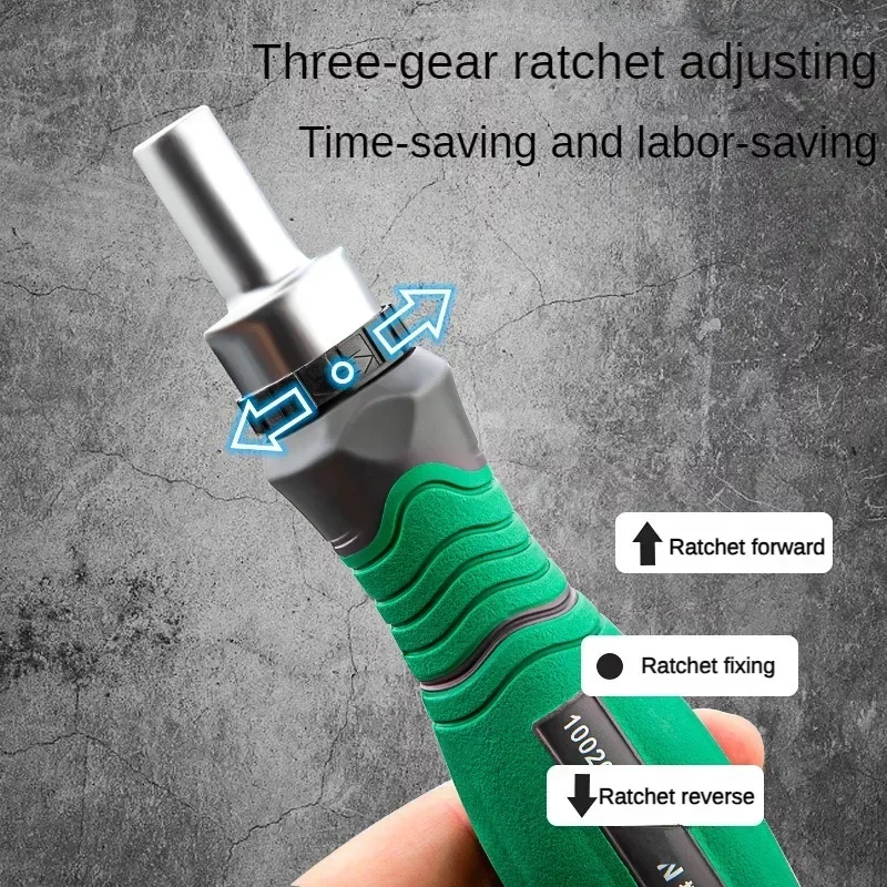 Xiaomi 10 In 1 Portable Ratchet Screwdriver Hidden Screwdriver Head Multi Angle Corner Capable Multifunctional Screwdriver Tools