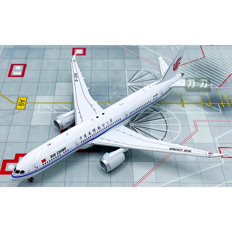 دييكاست 1/400 مقياس الخطوط الجوية الدولية B787-9 الطائرات B-1368 نموذج طائرة سبيكة محاكاة الديكور جمع لعبة #6