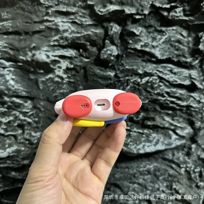 Funda para auriculares Kirby de dibujos animados para Airpods 1, 2, 3 Pro, carcasa protectora de silicona de Anime para Airpods Pro2, funda creativa para auriculares, regalo