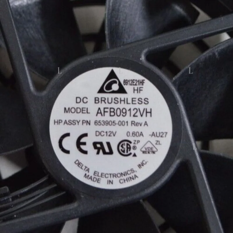 

L (Lot of 2) for Delta DC Brushless Cooler Cooling Fan AFB0912VH 4Pin 12V 0.60A