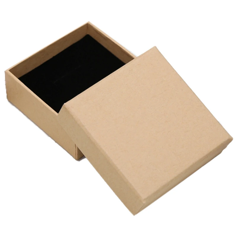 Cowhide Carton Jewelry Box Bracelet Box Earring Box Jewelry Box