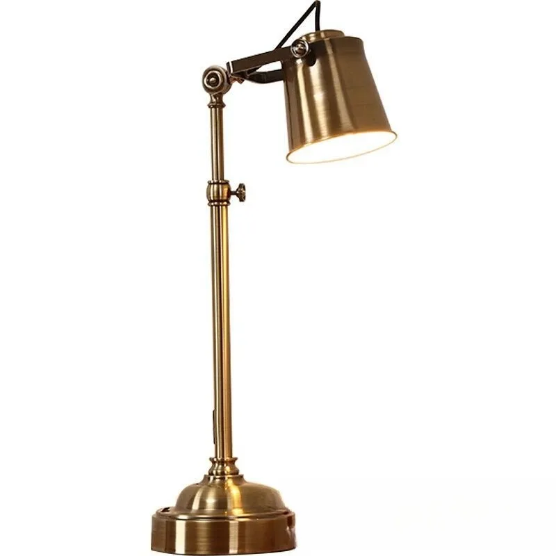 

Настольная лампа в индустриальном стиле в стиле ретро, креативное украшение для ресторана, прикроватная лампа, офисная настольная лампа для обучения