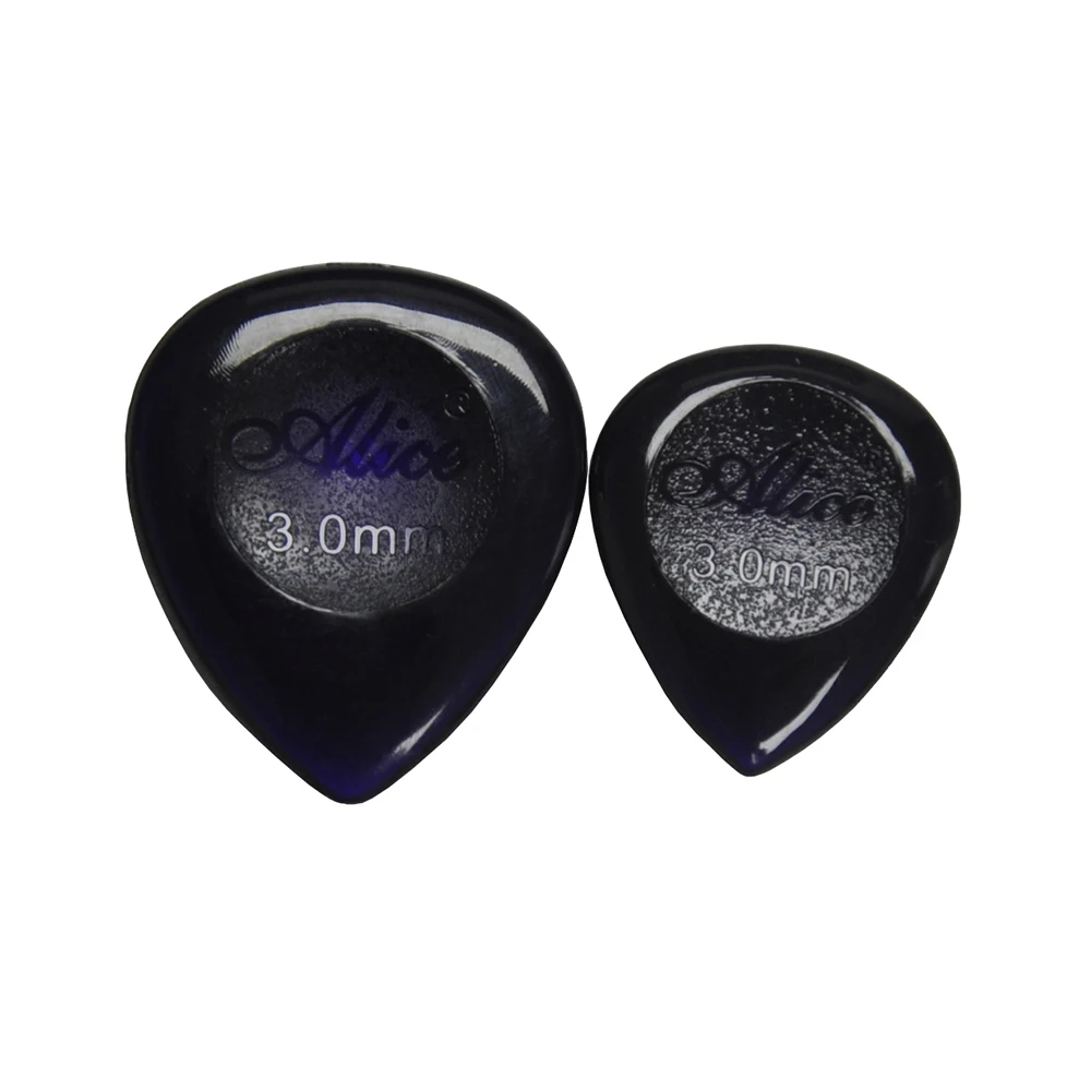 50 adet x-ağır 3mm gözyaşı Waterdrop gitar seçtikleri Plectrums elektro gitar caz mor