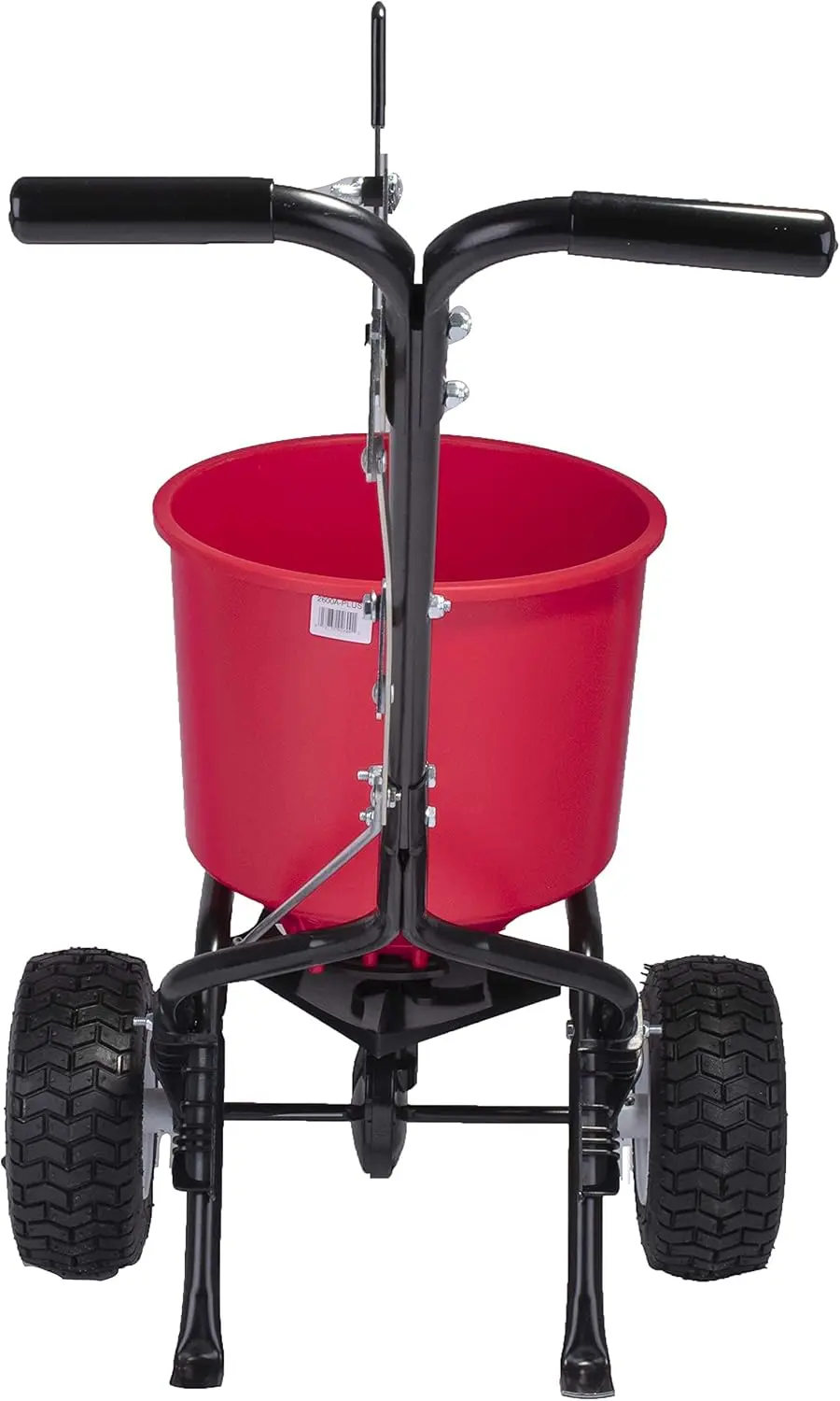 2600A-Plus 40 LB (18 KG) Walk-Behind Broadcast Fertilizer Spreader, Garden Seeder, Salt Spreader with 9 inch Pneumatic