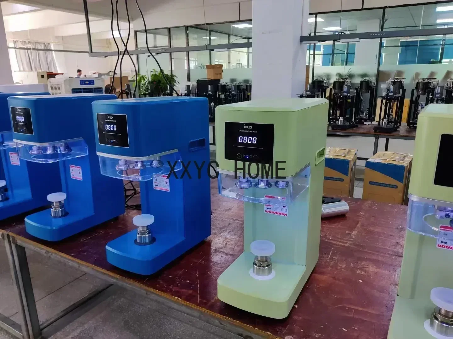 TAO Non Rotary 3S Full Automatic Intelligent Can Sealing Machine Plastic PET Tin Jar Aluminum Beer Soda Cans Seamer Size Customi