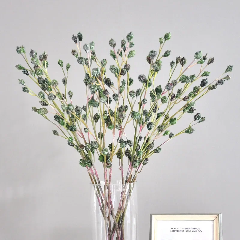 67CM Artificial Plants - Eucalyptus Fruit Stem with Long Branches for Home Decor