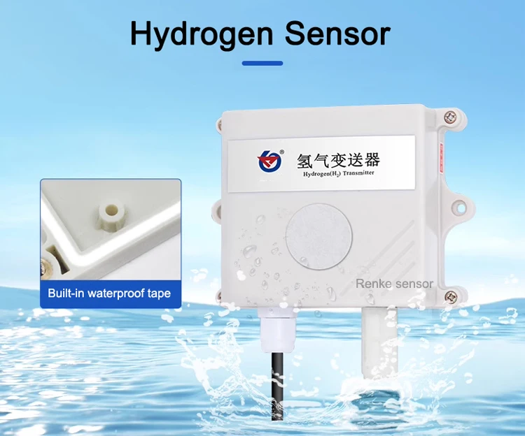 Renke OEM Sensor de hidrógeno Precio Pantalla LED Detector de gas de hidrógeno H2 con alarma