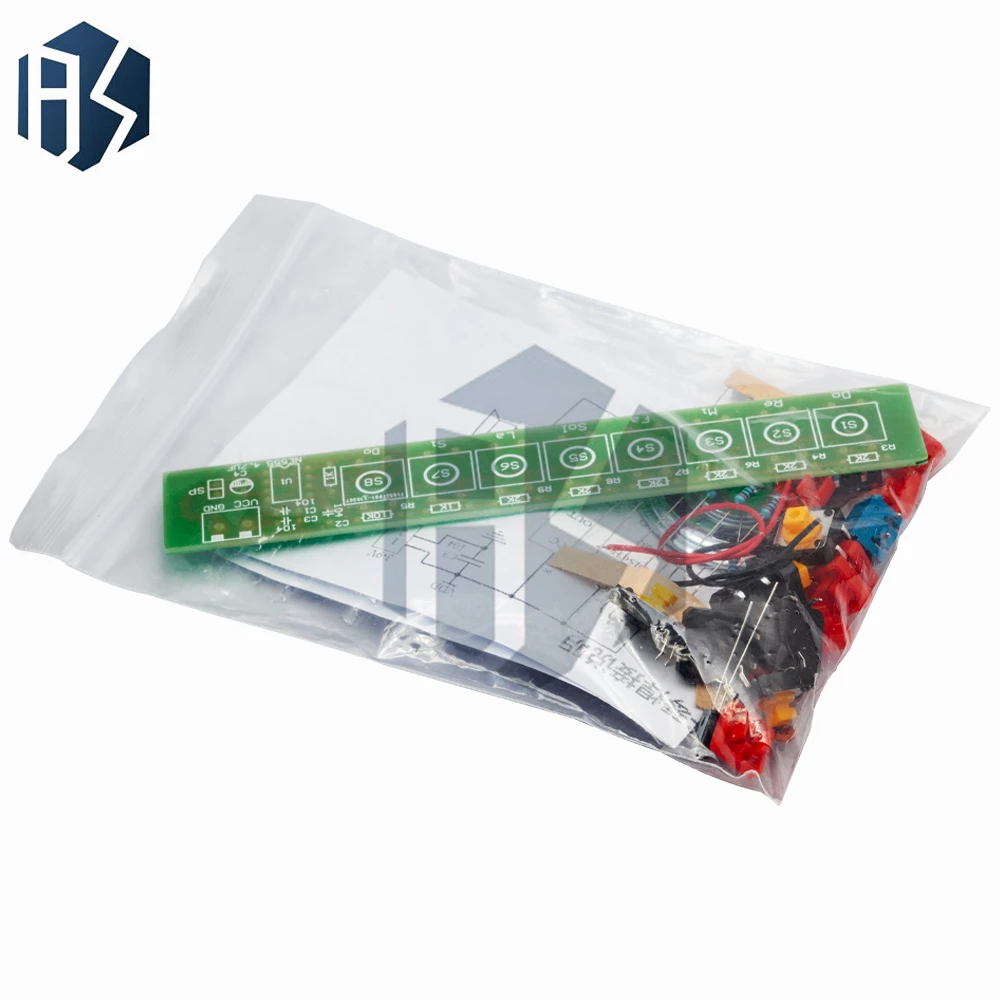 1 set Kit fai da te NE555 Modulo organo per pianoforte elettrico per componenti elettronici