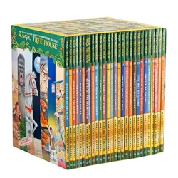 28 libri/Set Magic Tree House 1-28 libri di lettura inglesi libro del ponte del capitolo inglese per bambini