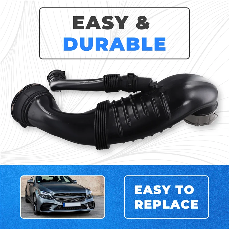 

A82M-For MERCEDES Benz C300 W205 2019-2021 2.0L RWD FRONT AIR RESONATOR TUBE HOSE PIPE A2640900300