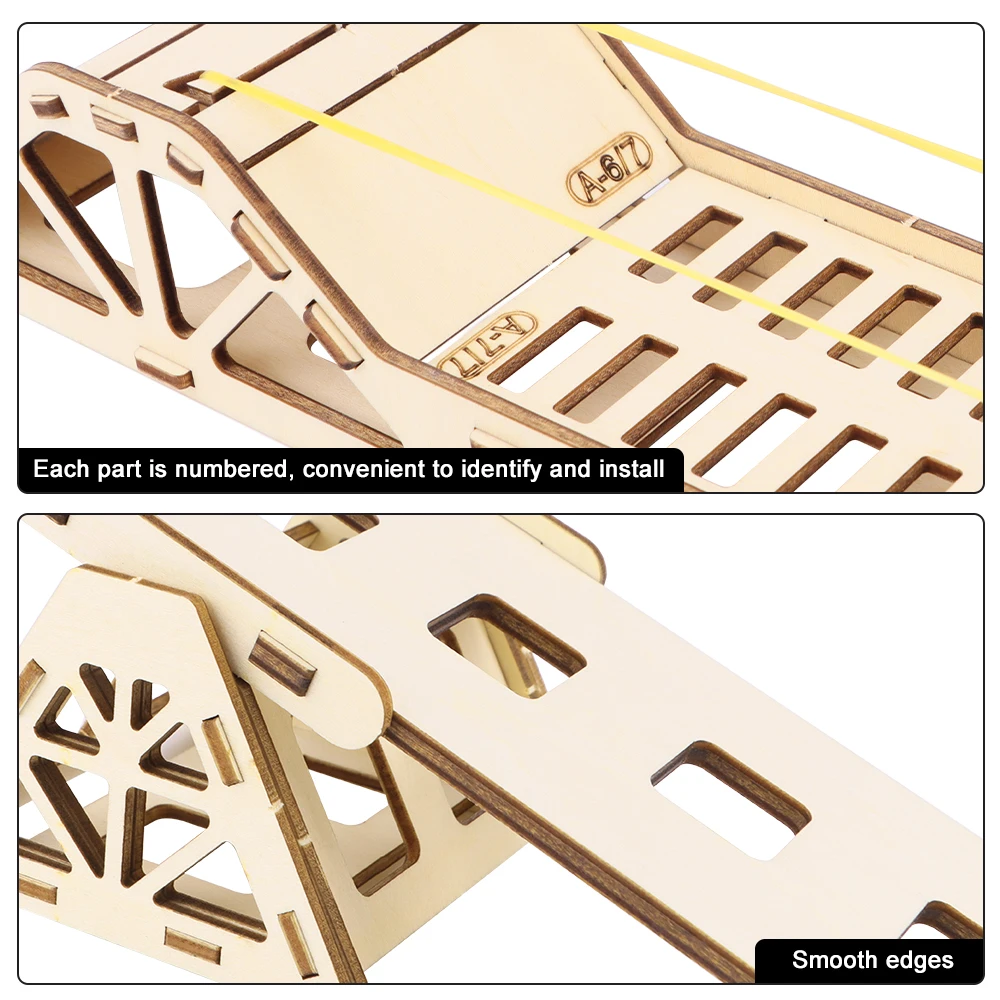 RC Houten Brug Obstakel Set, DIY Steile Helling Simulatie Cursus voor 1/43 Schaal RC Crawler Auto Accessoires