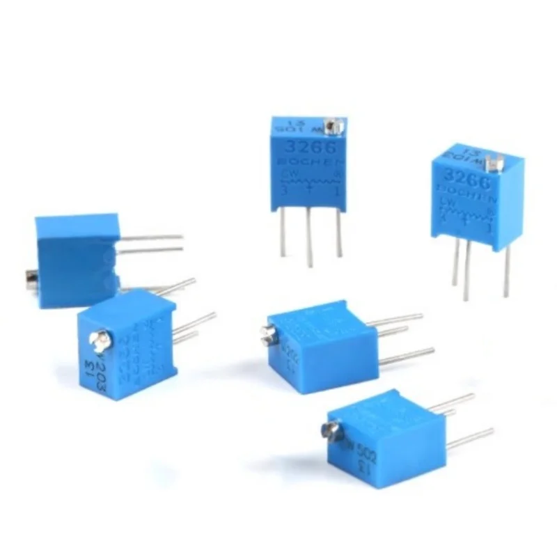 10pcs 3266W top adjustable multi turn potentiometer 1K2K5K10K50K100K 200K500K1M 100R New accessories