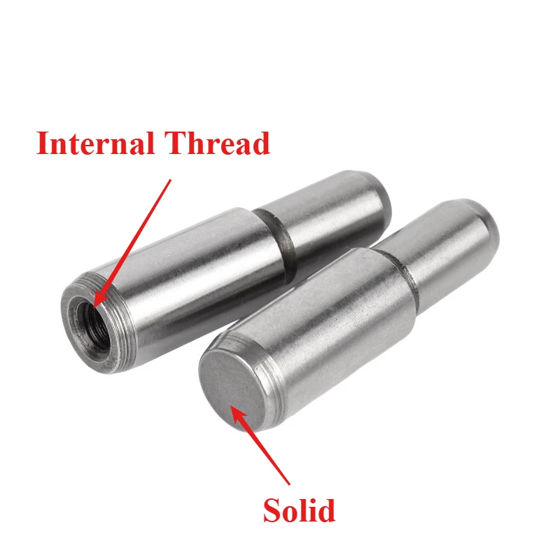 1pcs SUJ2 Bearing Steel Solid Step Positioning Pin Cylindrical Pin Internal Thread Stepped Shaft Pin MSFW/MSFWM