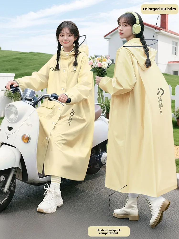 

Цельный длинный дождевик-пончо для всего тела, водонепроницаемый, для музыкальных фестивалей, путешествий, поездок на транспорте, женский, на одного человека