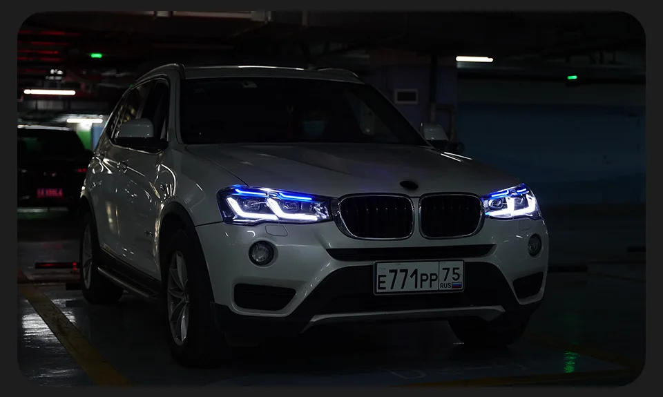 Car Lights for BMW X3 F25 LED Headlight 2014-2017 X4 F26 Head Lamp Drl Projector Lens Automotive