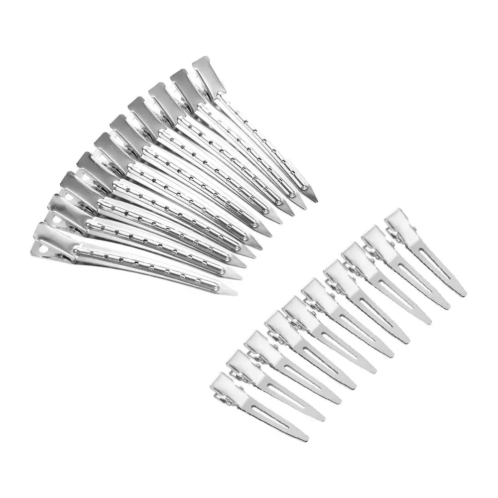 

10pcs Professional Hairdressing Hairpins Salon Makeup Curl Hairclip Barrettes Headwear Duckbill clip No Crease Hair Clip DIY