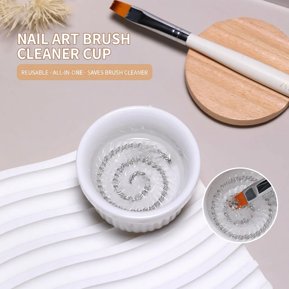 Nail Art Queen - 1 unidad de cepillo espiral de