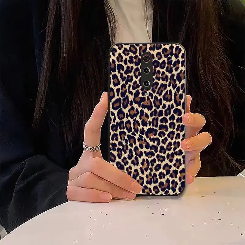 Etui na telefon Tiger Leopard Print Panther do Redmi 9A 8A 6A Note 9 8 10 11S 8T Pro Max 9 K20 K30 K40 Pro PocoF3 Note11 5G Case