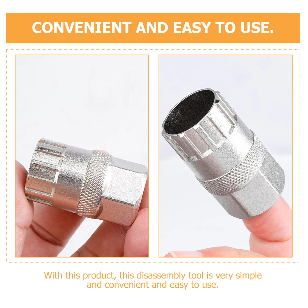 

Bicycle Repair Carbon Steel Lockring Cycling Accessories Removal Tool Flywheel Installation Socket Cycling Accessories