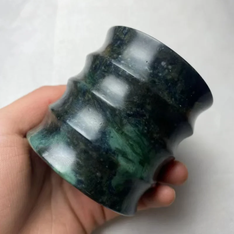 Yao Wangshi Bamboo Joint Cup Silny magnetyczny tybetański Jade Festival Rise Water Cup Teacup