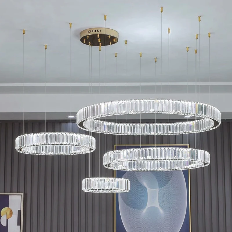Modern crystal chandeliers indoor lighting Ceiling lamp hanging lights led chandeliers for the living room indoor lighting