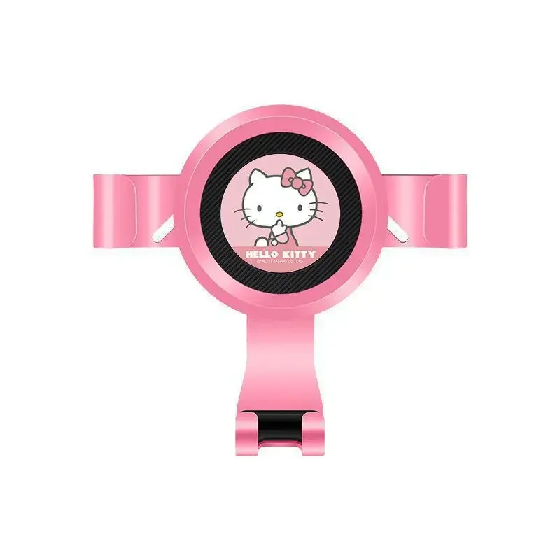 

Miniso аниме Sanrio индукционный металлический Автомобильный кронштейн Hello Kittys аксессуары симпатичный автомобильный телефон навигация кронштейн Игрушки для девочек подарок