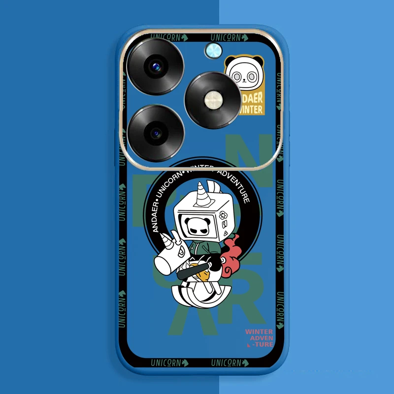 ل itel S23 Plus A50 A60s A70 مكافحة سقوط الغبار ماتي شل الغطاء الواقي نمط رقم 43 #5