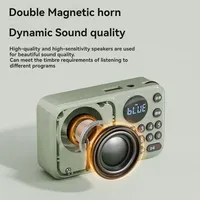 SANSUI U1 Outdoor Portable Multifunctional Walkman FM Radio Bluetooth Speaker MP3 Music Player Supports Recording Headphones