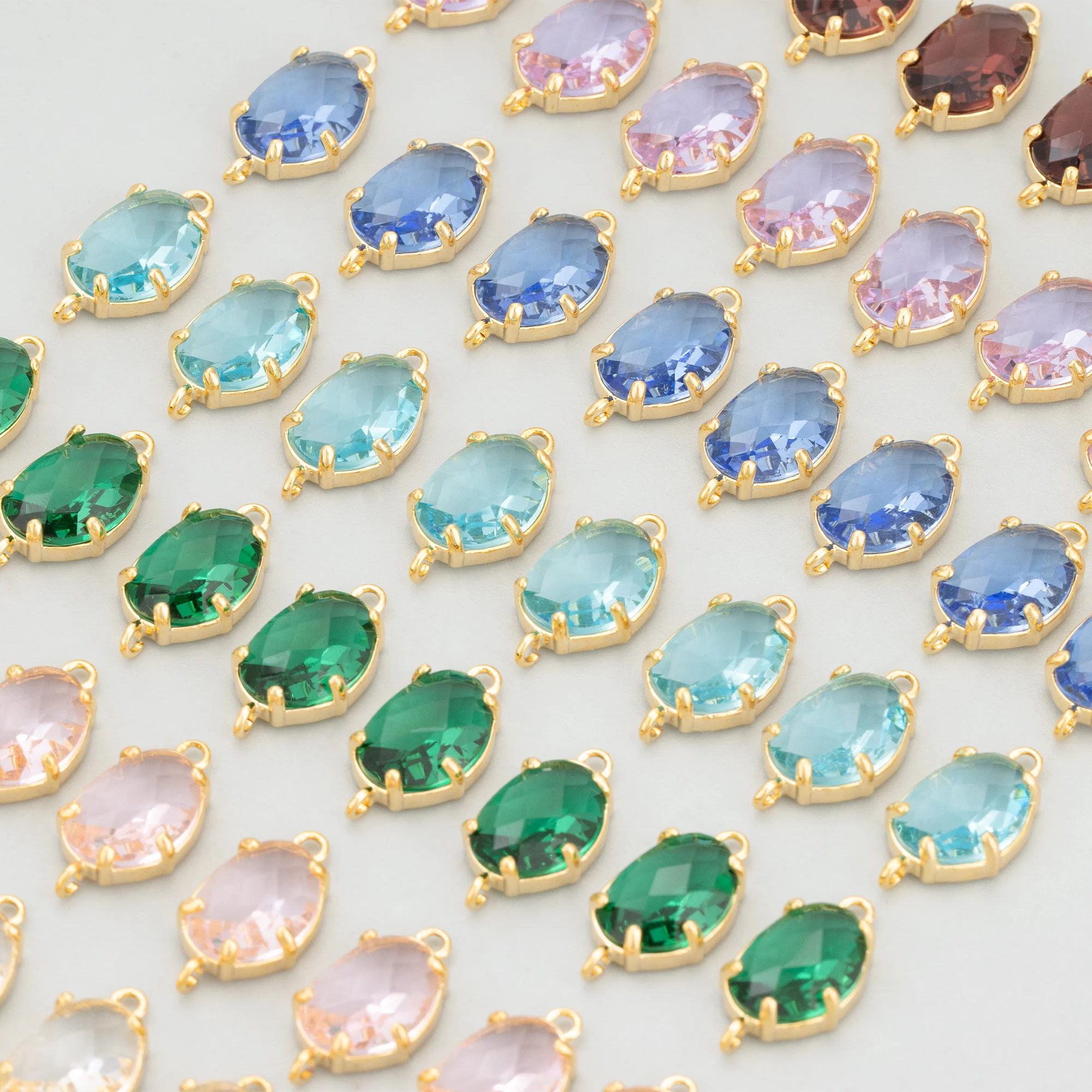 GUFEATHER,10pcs/lot,MG82,jewelry accessories,18k gold rhodium plated,copper,charms,glass,hand made,jewelry making,diy pendants image 5