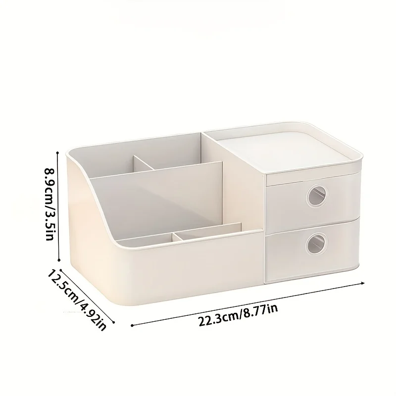 Household Storage Essential Large Capacity Pen Holder Space Saving Desktop Organizer For Office Desk And Drawer Daily Storage 4