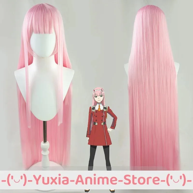 

DARLING in the FRANXX Zero Two Strelizia Косплей Парик Аниме Игра Ролевая игра Костюм для вечеринки Опора Синтетические волосы Термостойкое волокно
