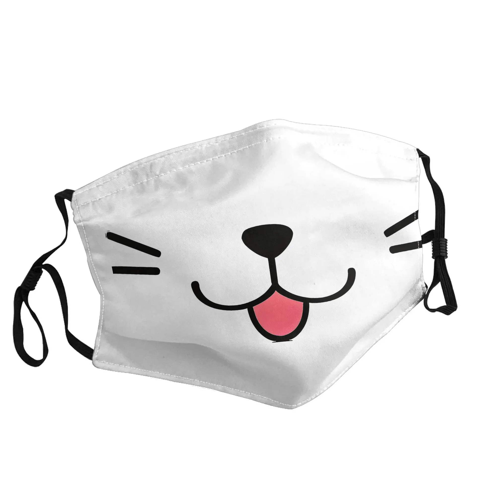 

Happy Kitty Mask Unisex Outdoor Fashion Printed