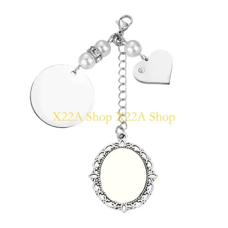 Unique Practical Photo Frame Pendant Photo Charm Holder Fashion Accessories for Bridal Bouquet Decoration and Craft