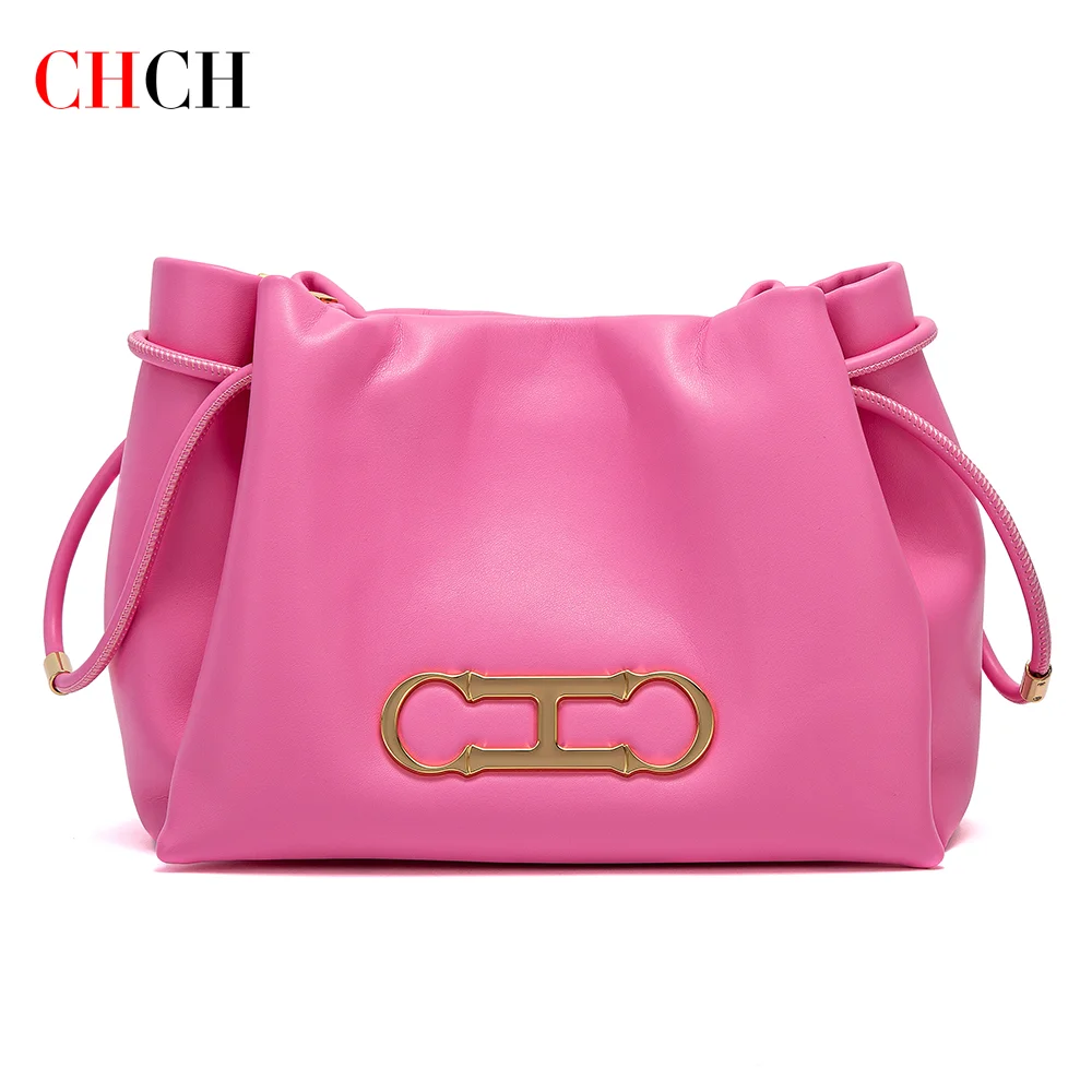 CHCH Women\'s Shoulder Bag New PU Cloud Bag 2024 New Crossbody Bag Party Wallet