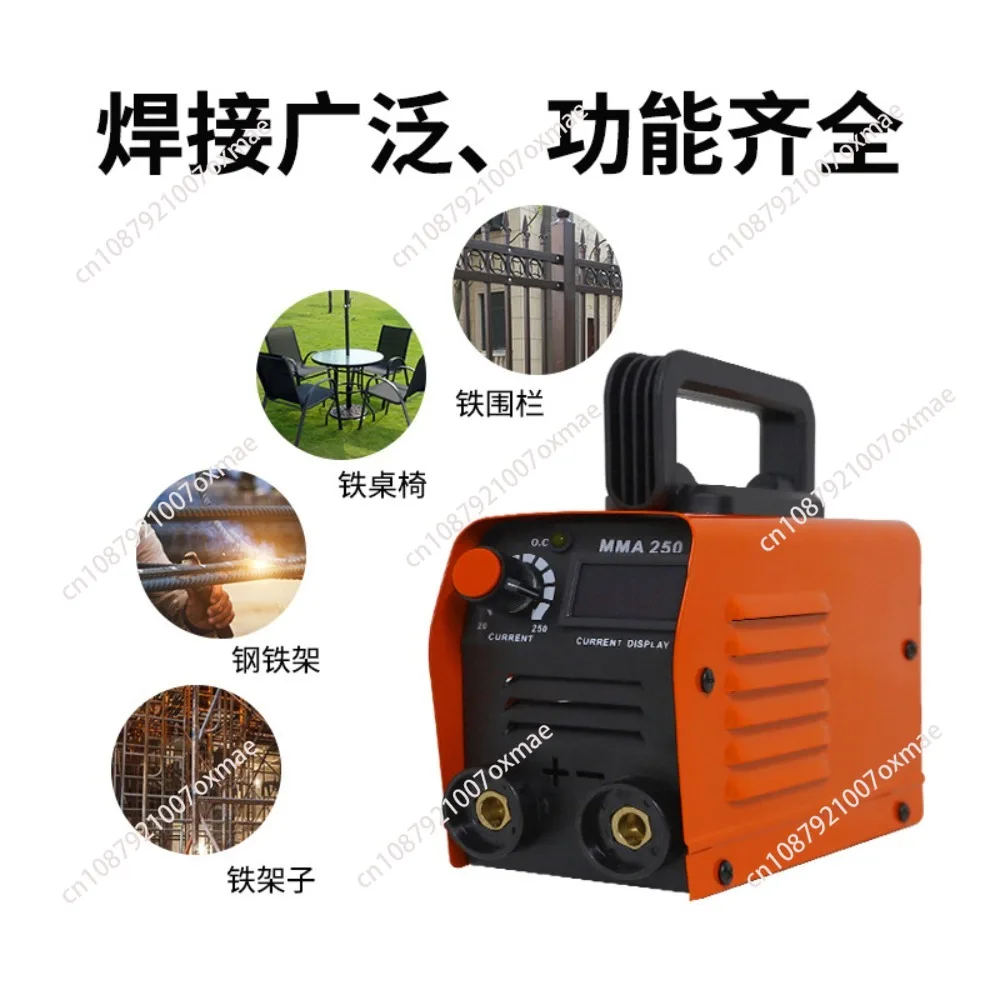 MMA250 Mini Welding Machine Inverter Electric Welding Machine 110v 220v Adjustable Current 20-250A Handheld Arc Welder Equipment