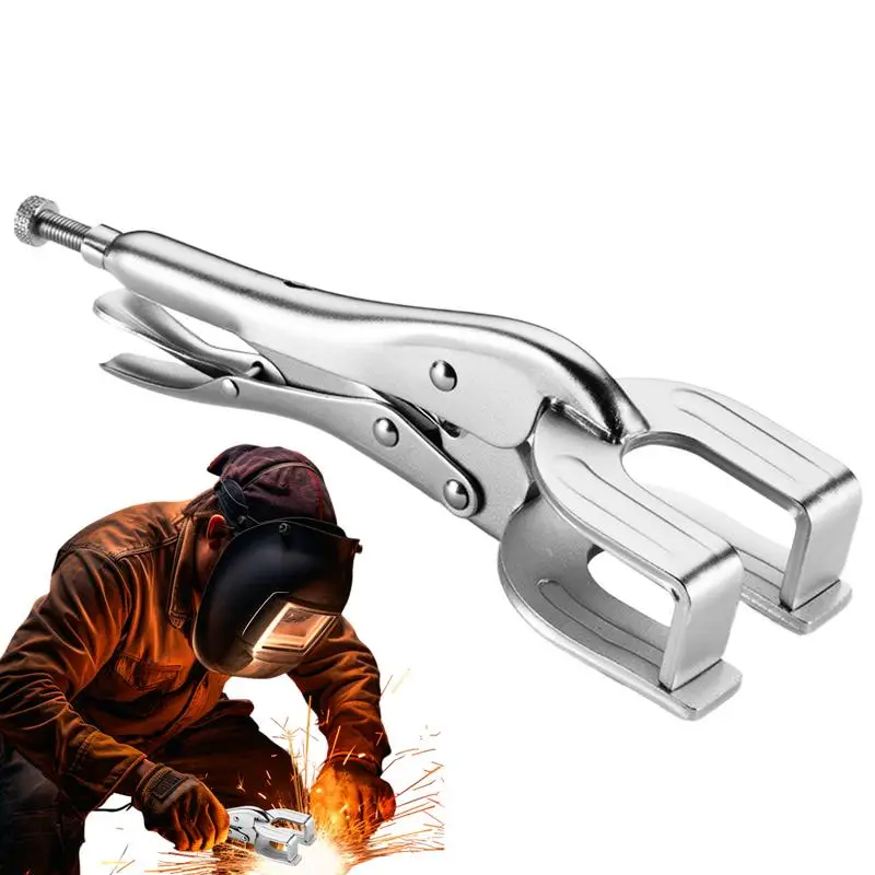 

Фиксирующий сварочный зажим, 9-дюймовые фиксирующие плоскогубцы, регулируемый сварочный зажим, сверхмощная рукоятка с тисками, быстроразъемный ручной инструмент для шлифования